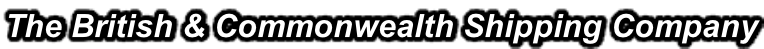 The British & Commonwealth Shipping Company